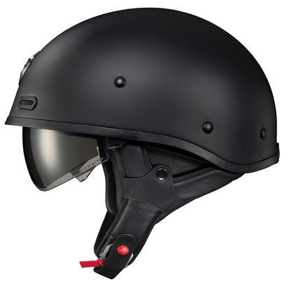 ScorpionEXO Covert X open face 3/4 helmet, speaker pockets, DOT, matte black.