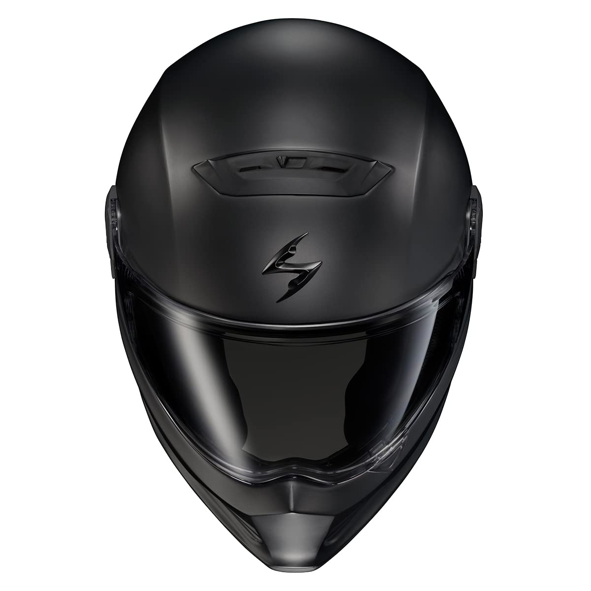 ScorpionEXO Covert FX full face helmet, street fighter style, Bluetooth ready, matte black.