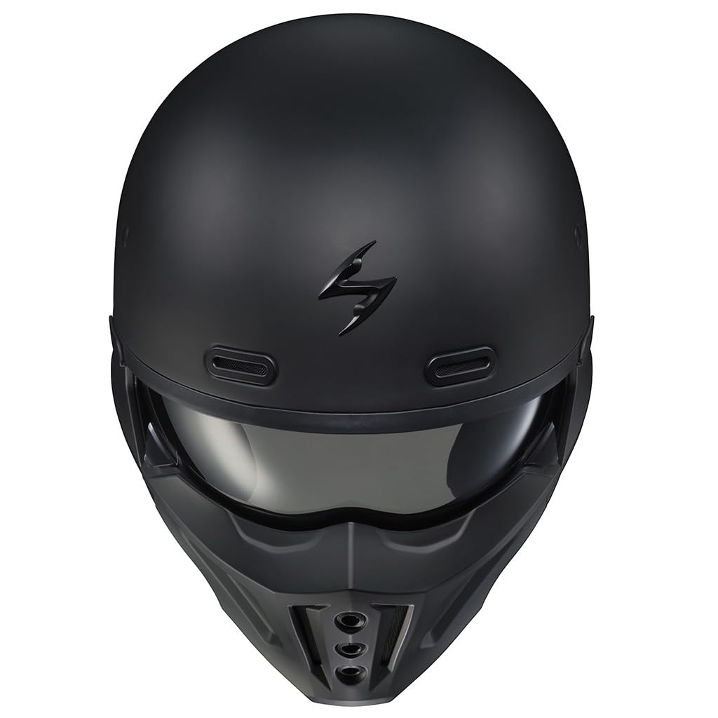 ScorpionEXO Covert X open face 3/4 helmet, speaker pockets, DOT, matte black.