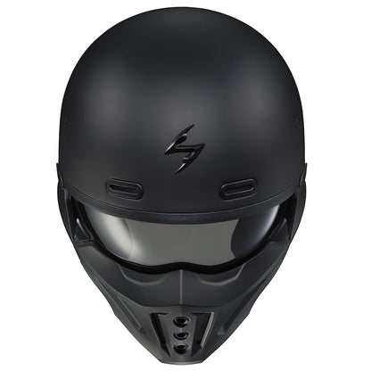 ScorpionEXO Covert X open face 3/4 helmet, speaker pockets, DOT, matte black.