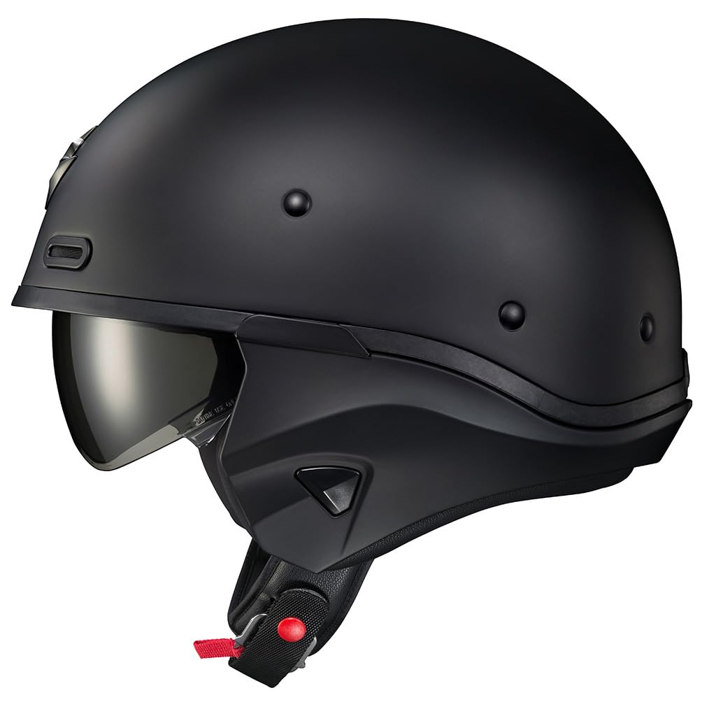 ScorpionEXO Covert X open face 3/4 helmet, speaker pockets, DOT, matte black.