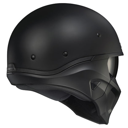 ScorpionEXO Covert X open face 3/4 helmet, speaker pockets, DOT, matte black.