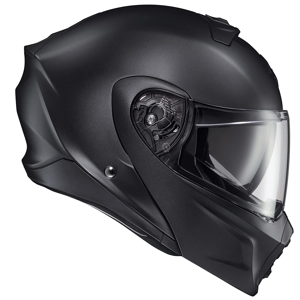 ScorpionEXO GT930 open/full face transformer helmet, Bluetooth ready, DOT/ECE P/J, matte black.