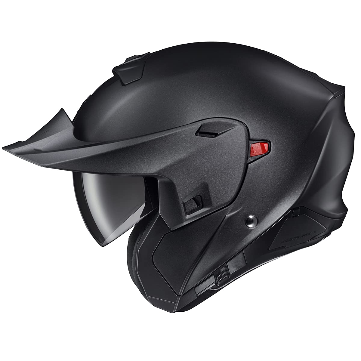 ScorpionEXO GT930 open/full face transformer helmet, Bluetooth ready, DOT/ECE P/J, matte black.