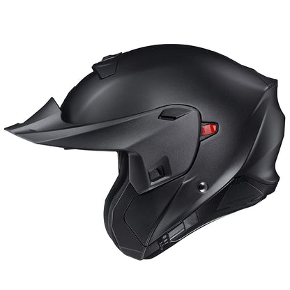 ScorpionEXO GT930 open/full face transformer helmet, Bluetooth ready, DOT/ECE P/J, matte black.