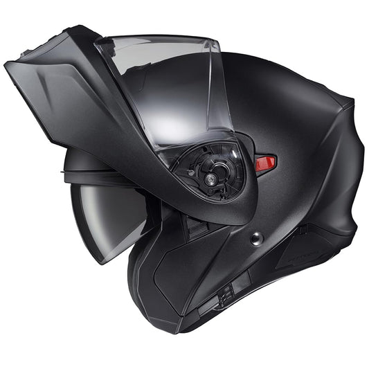 ScorpionEXO GT930 open/full face transformer helmet, Bluetooth ready, DOT/ECE P/J, matte black.