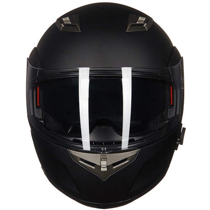 ILM Bluetooth modular flip-up helmet 953, full face, intercom + MP3, matte black.